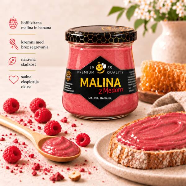 Malina z medom