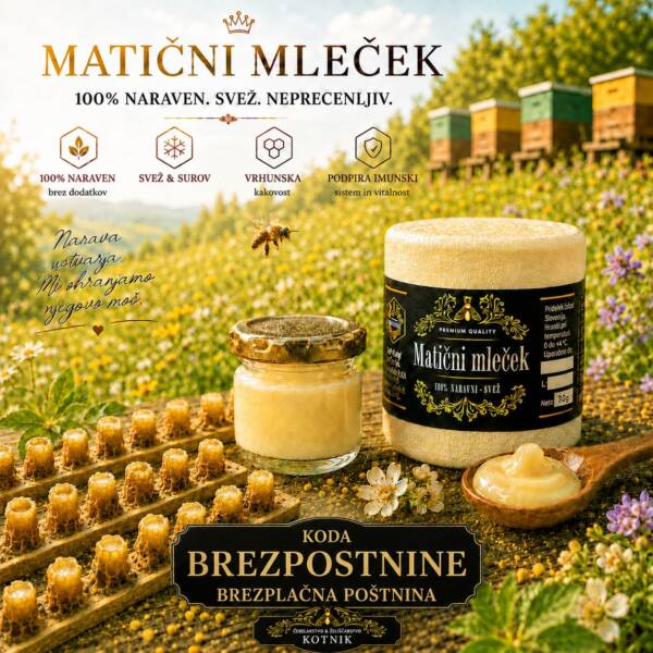 Matični mleček - Čebelarstvo Kotnik
