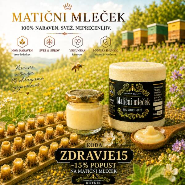 Matični mleček - Čebelarstvo Kotnik