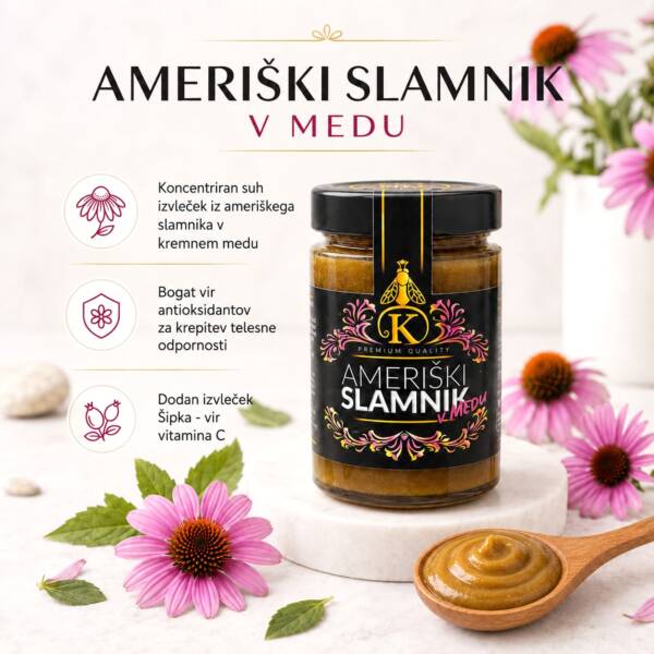 Ameriški slamnik v medu