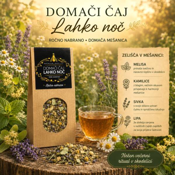 domači čaj lahko noč