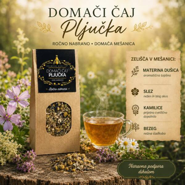 Domači čaj Pljučka