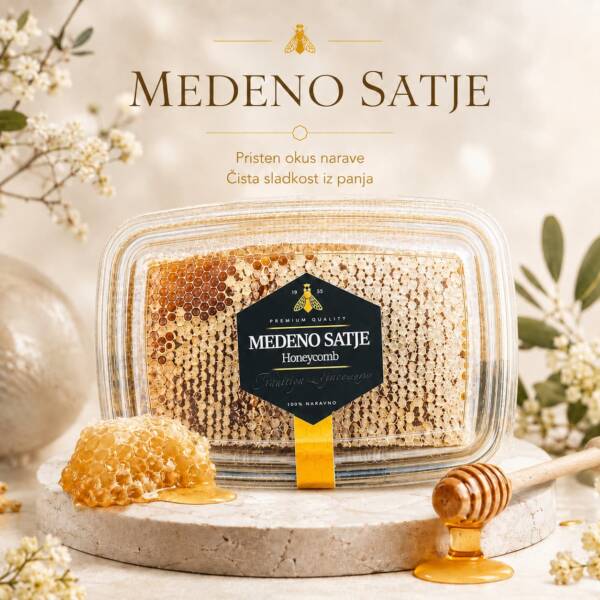 Medeno satje / Med v satju