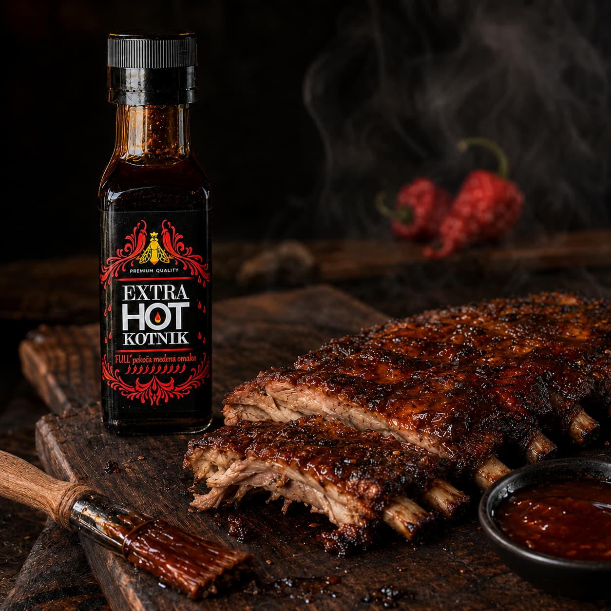 MEDENA ČILI PEKOČA EXTRA HOT KOTNIK OMAKA