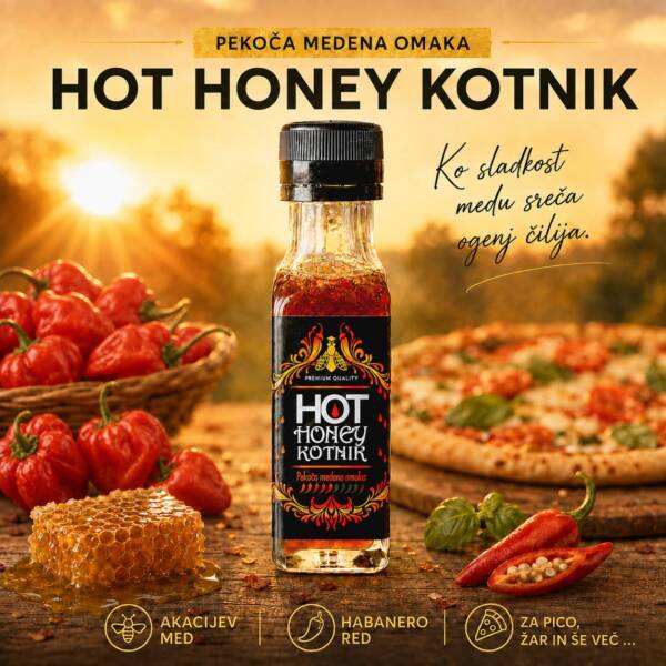 MEDENA ČILI OMAKA HOT HONEY KOTNIK
